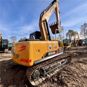 Mejor Precio China Sany SY155C Pro Excavadoras Hidráulicas de Orugas Usadas 15 Toneladas SY155 155C Excavadoras de Cucharón de Segunda Mano - Product Image 5