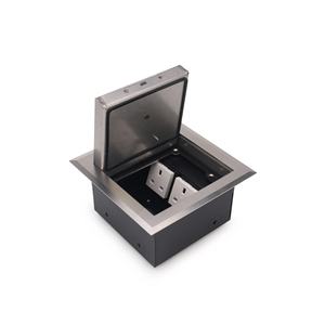 Caja de Suelo Elevada Impermeable con Enchufe Oculto y Tapa Abatible para Uso Residencial - Product Image 4