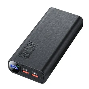 도매 Pd 22.5w 미니 20000mah 스마트 전원 은행 디지털 디스플레이 Oem 로고 슈퍼 커패시터 Qc 3.0 전원 은행 리튬 폴리머 배터리