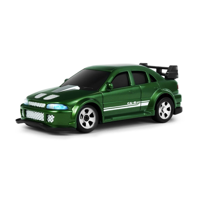 New Cool 2.4G 4WD Mini RC Drift Car 1/64 Scale Ready-to-Go Indoor-Outdoor High-Speed LED Light Remote Controller USB Cable for