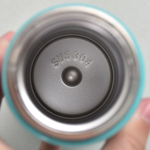 Stainless Steel <b>Thermos</b> Cup 304 Vacuum Insulated Pop Up Lid Portable Water <b>Bottle</b> For Campus Use Unisex Solid Color - Product Image 3