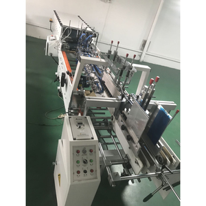 ZH-800 Automatic carton box folder gluer machine/folding and gluing box making machine