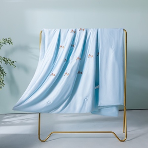 Nuovo Set Copripiumino Estivo in Seta Lavata Classe A 2026, 4 Pezzi, Ricamato, Morbido e Rinfrescante - Product Image 1