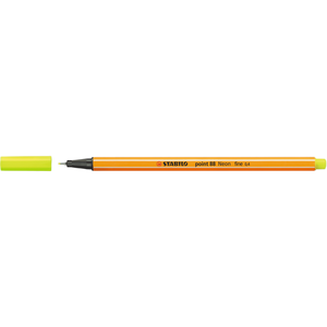 STABILO - FINELINER POINT 88 AMARILLO FLUORESCENTE - Product Image 1