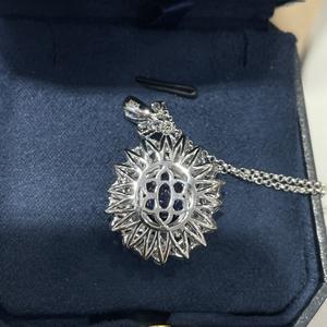 Kultivierter Rubin Gold 925 Silber Damen-Ohrringe Tauben-Hämoglobin Hochwertige Nischen-Halskette Neues Retro Light-Luxury Schmuckset - Product Image 5