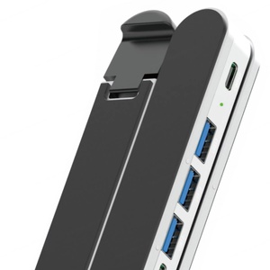 Support d'ordinateur portable pliable et réglable en alliage d'aluminium E13TS Elegoal pour tablette PC, couleur argent spatial/gris rum, confortable - Product Image 1