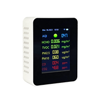 Moniteur de qualité de l'air WiFi TuYa 9 en 1, détecteur de CO2, de PM2.5, de dioxyde de carbone, de pollution gazeuse pour l'intérieur