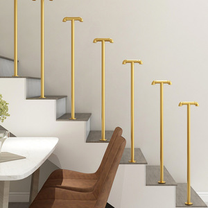Balustrades d'escalier en fer minimalistes modernes pour couloirs intérieurs, balcons domestiques, greniers – Sûres, durables, installation facile GQK - Product Image 1