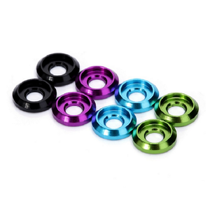 Red Aluminum Anodized Washers Set for <b>Screws</b> - Product Image 4