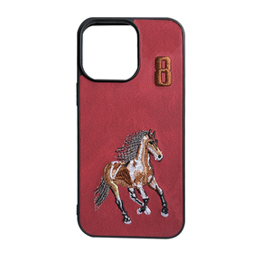 Custodia per Cellulare Ricamata per <span class=keywords><strong>iPhone</strong></span> 15 Pro Max, Custodia in TPU e Pelle con Motivo Personalizzato per <span class=keywords><strong>iPhone</strong></span> 15 <span class=keywords><strong>Plus</strong></span> 14 13 12 11 Pro Max - Product Image 3