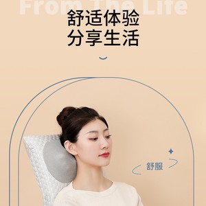Wireless Smart Massage Pillow With <b>Heat</b> Therapy For Neck Shoulder Back Waist Full Body Relief Rechargeable Portable Design - Product Image 5