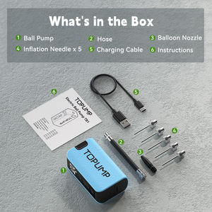 रिचार्जेबल वायरलेस उच्च दबाव स्मार्ट छोटे एयर पंप मल्टी स्पोर्ट्स इलेक्ट्रिक पोर्टेबल बॉल पंप - Product Image 6