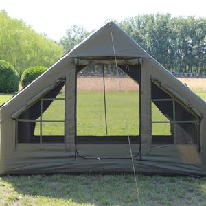 Carpa de Camping Impermeable para las Cuatro Estaciones, Dos Habitaciones, Sala de Estar, Instalación Rápida, Tela Oxford, Portátil para Senderismo y Viajes - Product Image 3