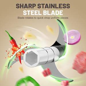 100ml/250ml Onion <b>Chopper</b> Machine Food Processor Garlic Masher Mini USB Charging <b>Electric</b> Garlic <b>Chopper</b> - Product Image 5