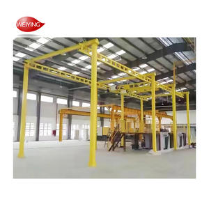 Grúa aérea de <span class=keywords><strong>puente</strong></span> 1T 2T 3T superventas, polipasto de cadena eléctrico, grúa independiente montada en riel de Material ligero de elevación - Product Image 5