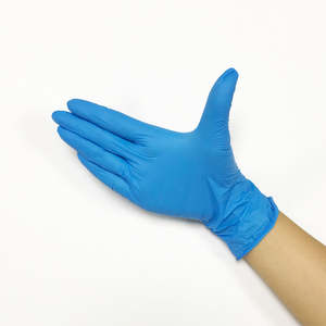 M3.5g Guantes de nitrilo azul sin polvo Guantes de examen médico de nitrilo - Product Image 3