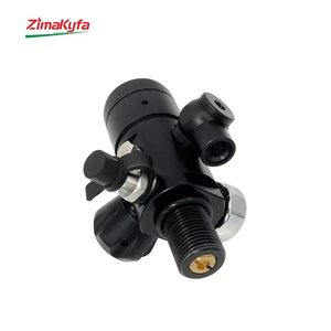 Regulador de Respiración Subacuático Giratorio de 300 bar, Herramienta Neumática Recargable para Buceo, Roscas M18x1.5, OEM Zimakyfa, Aluminio - Product Image 2