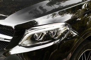Kit de carrocería w164 para <span class=keywords><strong>Mercedes</strong></span> <span class=keywords><strong>ml</strong></span> w164 Upgrade 2019 W166 GLE63 AMG parachoques de coche guardabarros capó luz trasera w164 faro - Product Image 6