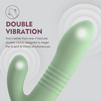 Juguetes Sexuales para Adultos WINYI 2023, Vibrador de Doble Cabeza Telescópico, Vibrador de Conejo con Estimulación del Clítoris y Punto G, Juguetes Sexuales para Mujer