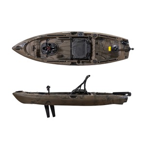 Hot bán 3.8m 10ft Sit-on-Top <span class=keywords><strong>Kayak</strong></span> câu cá duy nhất paddler Pedal Drive bàn đạp rotomolded HDPE hull 1 người ổn định <span class=keywords><strong>kayak</strong></span> - Product Image 2