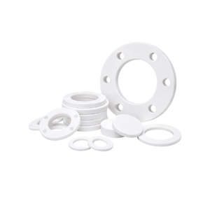 ปะเก็นหน้าแปลนแบบเกลียว PTFE บริสุทธิ์ หนา 1 มม. เส้นผ่านศูนย์กลางภายนอก 25-30 มม. ทนสารเคมี สำหรับปิดผนึกท่ออุตสาหกรรม - Product Image 3