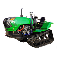 Offre Spéciale : Motoculteur Multifonctionnel sur Chenilles 35 CV, Moteur Diesel 4 Temps Certifié EPA, Tracteur Rotatif sur Chenilles