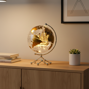 Wellfun Mappamondo a Vela Regalo Educativo Creativo Grande Globo Terrestre Novità Idea Regalo Decorazione Mappamondo - Product Image 3