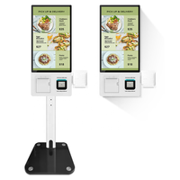 Terminal de Registro Autoservicio de Pie para Comida Rápida con SDK y Pantalla Táctil