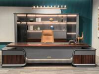 Siège de bureau moderne haut de gamme en bois, simple et confortable, pour directeur, manager, PDG, patron, style bois massif, idéal pour villa