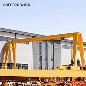 Grúa Pórtico de Tipo MH para Uso Exterior, Montada sobre Rieles, de Viga Única, de 5, 10, 15, 20 y 30 Toneladas, con Polipasto Eléctrico - Product Image 2
