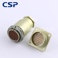 Conector Circular de 50 Pines, Conector Cilíndrico de Alta Temperatura PC-50 Pines