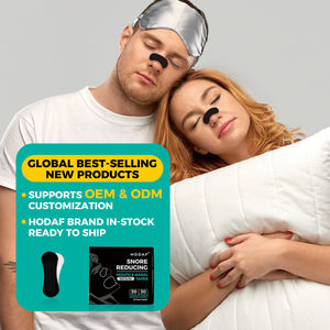 Pita hidung bening bantuan pernapasan Anti mendengkur kekuatan ekstra Logo kustom untuk tidur lebih baik dan mulut - Product Image 2