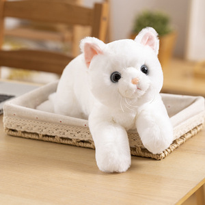 Saite <span class=keywords><strong>Dodo</strong></span> Peluche <span class=keywords><strong>Chat</strong></span> Porte-Bonheur Mignon, Chaton de Simulation, Jouet en Peluche, Cadeau <span class=keywords><strong>pour</strong></span> Enfants - Product Image 4