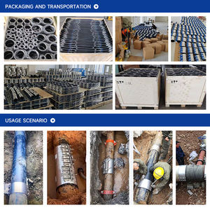 Connecteur <span class=keywords><strong>de</strong></span> tuyau Tube <span class=keywords><strong>de</strong></span> canalisation Tuyau flexible <span class=keywords><strong>Soufflet</strong></span> Joint <span class=keywords><strong>de</strong></span> dilatation Accouplement en caoutchouc avec bride - Product Image 4