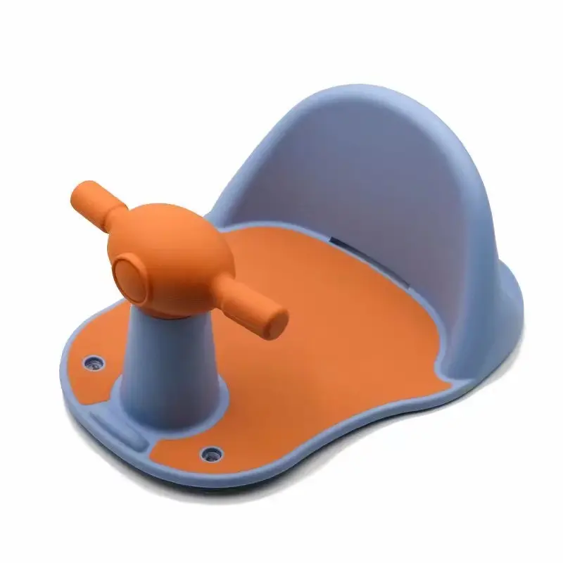 Siège de baignoire pour bébé, antidérapant, chaise de douche, tabouret, nouveau-né, en plastique