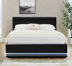 Wholesale Double Size Leather Bed Frame With <strong>Storage</strong> - Product Image 4