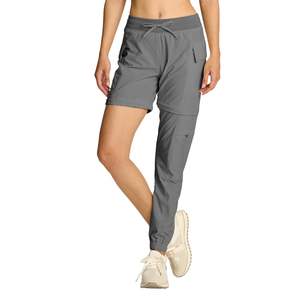 Summer Nylon Spandex <strong>Women's</strong> Printed Hiking Pants Convertible Lightweight <strong>Zip</strong>-<strong>Off</strong> Outdoor Pants Quick Dry Joggers with Pocket - Product Image 6