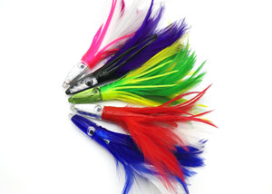 Nuovo 14cm 32g piuma pesca traina acrilico testa di polpo gonna <span class=keywords><strong>esca</strong></span> di <span class=keywords><strong>tonno</strong></span> di Marlin <span class=keywords><strong>esca</strong></span> pesca alla traina <span class=keywords><strong>esca</strong></span> - Product Image 5