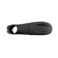 Tige de vélo de route en carbone 31,8 mm, tige courte relevée 10 degrés UD noire 80/90/100/110/120 mm, pièces et accessoires de vélo
