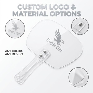 Abanico de Mano Creativo Personalizado con Estampado Animal, de Plástico PP Resistente, Hecho a Mano, Portátil, para Regalos Corporativos de Verano y Publicidad - Product Image 4