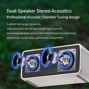 Smart Speaker with Alarm Clock Sleep Light White Noise Machine Touch Control Bedside Audio Device for Bedroom - Product Image 4