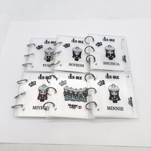 Album de cartes KPOP <span class=keywords><strong>GIDLE</strong></span>, musique Super Lady, album de dessins animés, acrylique, plastique, Soyeon, Miyeon, style coréen, YUQI, fans, petites collections de cartes - Product Image 2