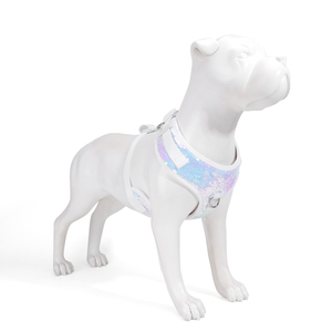 HanYang OEM Zeremonie Braut Hochzeit Shiny Dog Harness für weibliche männliche Hunde Mermaids Dog Harness - Product Image 4