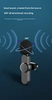 Bestseller 2,4G Kabelloses Lavalier-Mikrofon 20Hz-20KHz Frequenzgang für Live-Streaming Kurzvideo-Aufnahmen Moderatoren