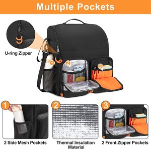 Grand sac d'accessoires pour fauteuil roulant robuste personnalisé pochette d'accessoires de rangement pour marcheur sac latéral pour fauteuil roulant manuel - Product Image 4