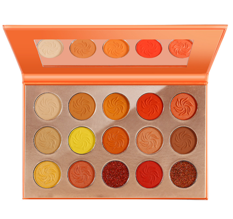 15 цветов Тени для век лоток четыре сезона тени для век матовые земли жемчуг золото и лук порошок без логотипа тени для век