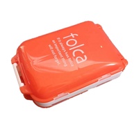 8 fentes 3 couches serrure pliante Rectangle forme Kit médical pilule mallette de rangement boîte PP Injection Technique plastique boîtes de rangement bacs
