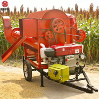 Machine à battre le riz, le blé, l'avoine, le sorgho et le millet, version diesel, pour usage commercial, très vendue