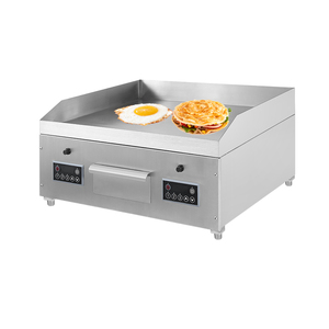 Điện nửa rãnh tấm phẳng vỉ nướng cho nhà hàng và khách sạn BBQ charbroiler thiết bị - Product Image 2