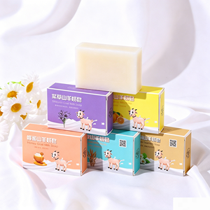Jabón Artesanal Vegano de Avena, Miel y Leche de Cabra, Etiqueta Privada, Jabón Natural para el Cuerpo, Blanqueador y Refrescante, Cuidado Personal para Piel Grasa - Product Image 6
